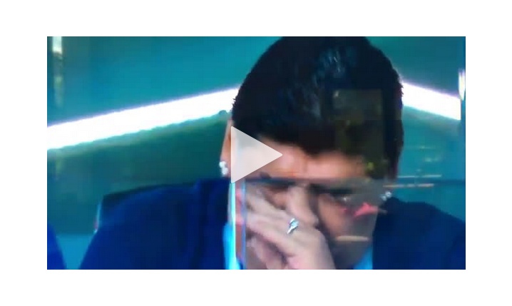 Maradona chyba jest alergikiem xD [VIDEO]